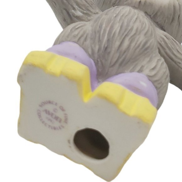 1992 Avon Best Buddies Mouse Porcelain Figurine Cute Little Cake Topper - Picture 5 of 7